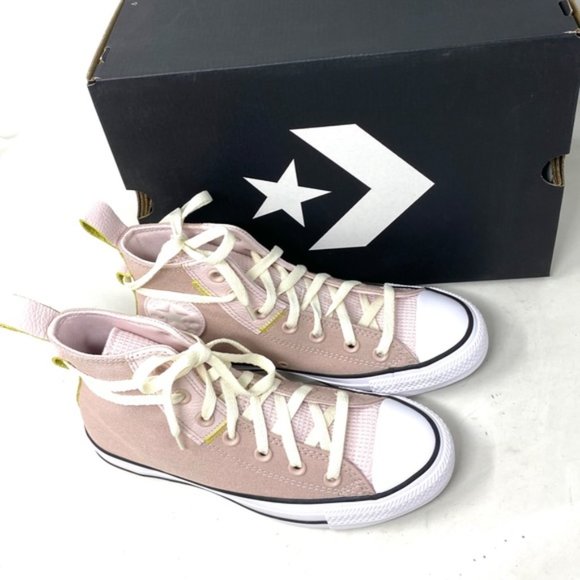Converse Ctas High Top Casual Sneakers Women's Skate Stone Mauve Canvas A05064F - Picture 10 of 11